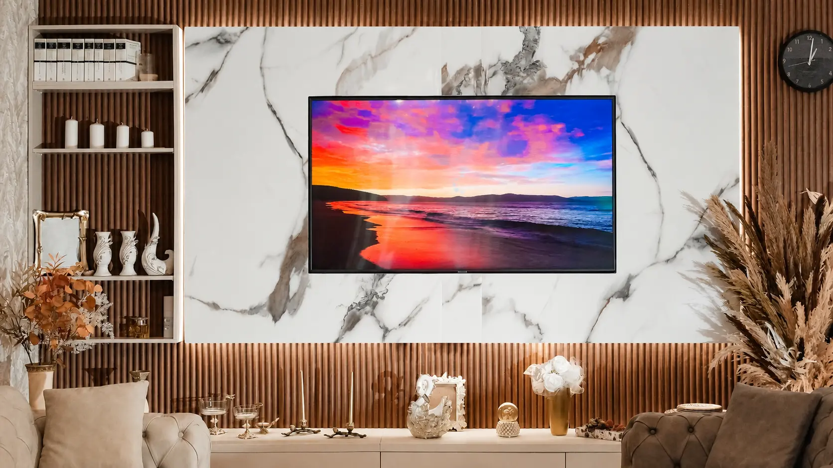 TV Ünitesi ve Mermer Panel — TV Ünitesi, İskenderun